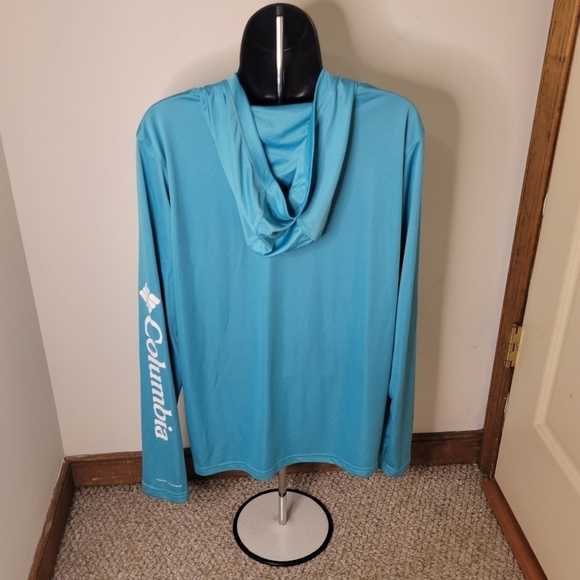 𝅺COLUMBIA Women's Omnishade Blue Hoodie - Size (XL) - Excellent Condition - Picture 4 of 6